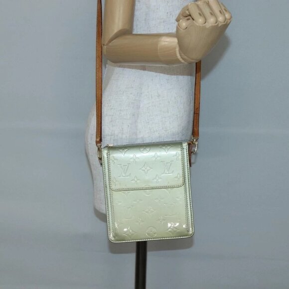 LOUIS VUITTON Monogram Vernis Motto Accessory Pouch Gris M91030 LV Auth 141045 - Picture 3 of 16